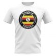 Uganda Football Badge T-Shirt (White)