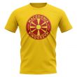 Macedonia Football Badge T-Shirt (Yellow)