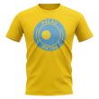 Palau Football Badge T-Shirt (Yellow)