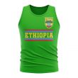 Ethiopia Core Football Country Sleeveless Tee (Green)