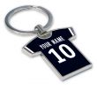 Personalised Bordeaux Football Shirt Key Ring