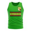 Zimbabwe Core Football Country Sleeveless Tee (Green)