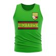 Zimbabwe Core Football Country Sleeveless Tee (Green)