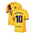 2019-2020 Barcelona Away Nike Shirt (Kids) (Your Name)