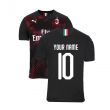 2019-2020 AC Milan Puma Third Football Shirt (Your Name)