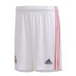 Real Madrid 2020-2021 Home Shorts (White)