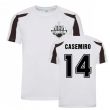 Casemiro Madrid Sports Training Jersey (White)