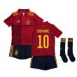 2020-2021 Spain Home Adidas Mini Kit (Your Name)