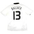 Germany 2008-10 Home Shirt (L) Ballack #13 (Good)