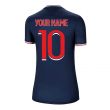 2020-2021 PSG Home Nike Womens Football Shirt (Your Name)