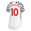 2020-2021 Man Utd Adidas Womens Third Shirt (Your Name)