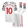 2020-2021 Man Utd Adidas Third Little Boys Mini Kit (Your Name)