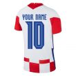 2020-2021 Croatia Home Nike Vapor Shirt (Your Name)