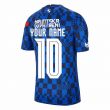 2020-2021 Croatia Pre-Match Training Shirt (Blue) - Kids (Your Name)
