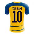 Sweden 2024-2025 Home Concept Football Kit (Airo) (Your Name)