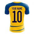 Sweden 2025-2026 Home Concept Football Kit (Airo) (Your Name)