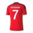 2020-2021 Switzerland Home Puma Football Shirt (EMBOLO 7)