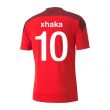 2020-2021 Switzerland Home Puma Football Shirt (XHAKA 10)