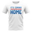 England Footballs Coming Home T-Shirt (White/Blue)