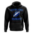 Scotland Rugby Ball Hoody (Black)