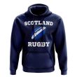 Scotland Rugby Ball Hoody (Navy)