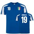 Italy Sports Training Jersey (Bonucci 19)