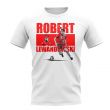 Robert Lewandowski Player Collage T-Shirt (White)