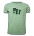 Mens Offside Melee Basic T - Green 85% cotton - 15% Acryl