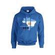 Argentina 2014 Country Flag Hoody (grey)