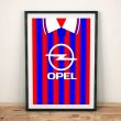 Bayern Munich 1995-97 Football Shirt Art Print