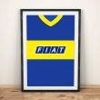 Boca Juniors 1990 Football Shirt Art Print