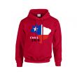 Chile 2014 Country Flag Hoody (red)