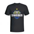 Sweden Country Logo T-shirt (black)