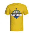 Sweden Country Logo T-shirt (yellow)