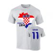 Croatia 2014 Country Flag T-shirt (srna 11)