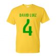 David Luiz Brazil Hero T-shirt (yellow)