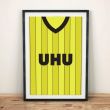 Borussia Dortmund 1983 Football Shirt Art Print