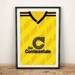 Borussia Dortmund 1986 Football Shirt Art Print