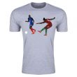 Eder Goal Euro 2016 Cartoon T-Shirt (Grey)