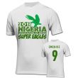 2013 Nigeria CAF Winners T-Shirt (White) - Emenike 9