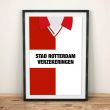 Feyenoord 1993 Football Shirt Art Print