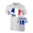 France 2014 Country Flag T-shirt (benzema 10)