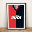 Genoa 1991 Football Shirt Art Print