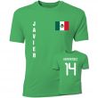 Javier Hernandez Mexico Flag T-Shirt (Green)