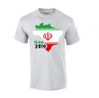 Iran 2014 Country Flag T-shirt (grey)