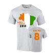 Ivory Coast 2014 Country Flag T-shirt (kalou 8)