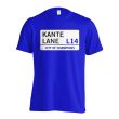 Kante Lane - Leicester Street T-Shirt (Blue)