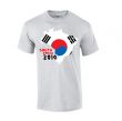 South Korea 2014 Country Flag T-shirt (grey)