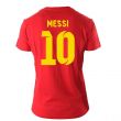 Lionel Messi Visca El Barca Hero T-Shirt (Red)