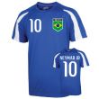 Brazil Sports Training Jersey (neymar Jr 10) - Kids